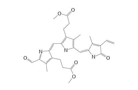 1H-Pyrrole-3-propanoic acid, 5-[(4-ethenyl-1,5-dihydro-3-methyl-5-oxo-2H-pyrrol-2-ylidene)methyl]-2-[[5-formyl-3-(3-methoxy-3-oxopropyl)-4-methyl-2H-pyrrol-2-ylidene]methyl]-4-methyl-, methyl ester, (Z,Z)-