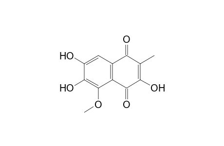 3,6,7-Trihydroxy-5-methoxy-2-methyl-1,4-naphthoquinone