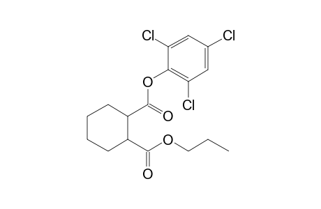 1,2-Cyclohexanedicarboxylic acid, propyl 2,4,6-trichlorophenyl ester