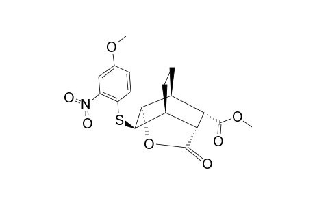 Methyl-(2sr, 7RS)-2-(4'-methoxy-2'-nitrophenylthio)-4-oxa-5-oxotricyclo-[4.4.0.0(3,8)]-decan-7-carboxylate