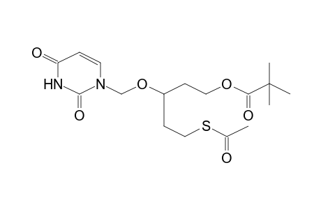 5-(Acetylsulfanyl)-3-[(2,4-dioxo-3,4-dihydro-1(2H)-pyrimidinyl)methoxy]pentyl pivalate