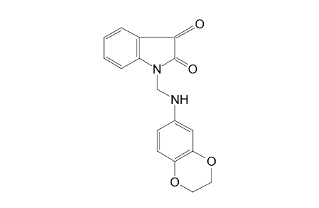 1-{[(1,4-benzodioxan-6-yl)amino]methyl}indole-2,3-dione