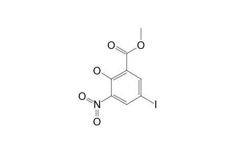 Salicylic acid, 5-iodo-3-nitro-, methyl ester