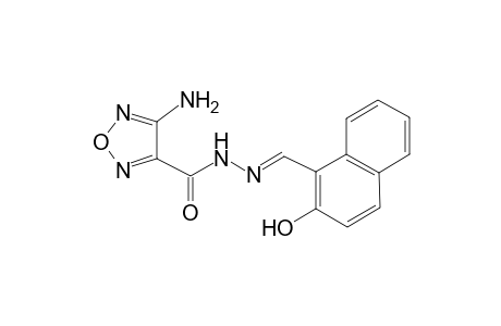 4-Amino-N'-[(E)-(2-hydroxy-1-naphthyl)methylidene]-1,2,5-oxadiazole-3-carbohydrazide
