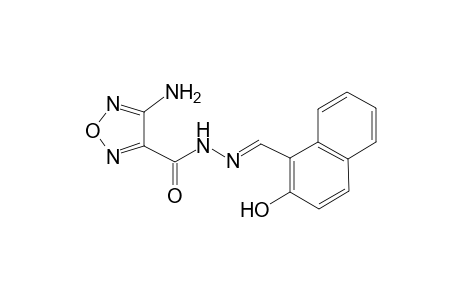 Furazan-3-carbohydrazide, 4-amino-N2-(2-hydroxy-1-naphthylmethylene)-