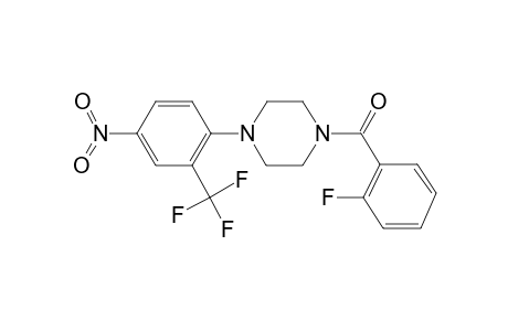 1-(2-Fluorobenzoyl)-4-[4-nitro-2-(trifluoromethyl)phenyl]piperazine