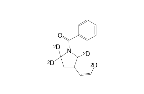 (2RS,3SR)-1-benzoyl-3-[(2-deuterio)ethenyl]-2,5,5-trideuteriopyrrolidine}