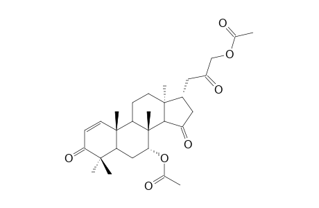 21,24,25,26,27-PENTANOR-15,22-OXO-7-ALPHA,23-DIACETATE-APOTIRUCALLA-(EUPHA)-1-EN-3-ONE