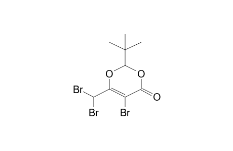 5-Bromo-2-tert-butyl-6-(dibromomethyl)-4H-1,3-dioxin-4-one