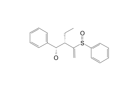 (1S*,2S*)-2-ETHYL-1-PHENYL-3-(4-PHENYLSULFINYL)-3-BUTEN-1-OL