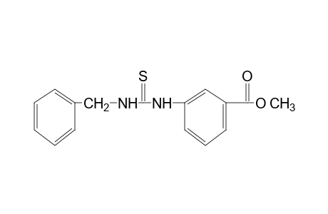 m-(3-benzyl-2-thioureido)benzoic acid, methyl ester