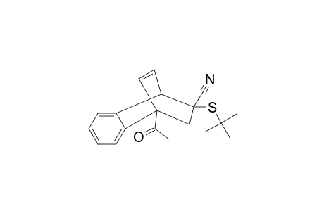 REL-(1R,4R,9R)-1-ACETYL-9-(TERT.-BUTYLTHIO)-1,4-DIHYDRO-1,4-ETHANONAPHTHALENE-9-CARBONITRILE