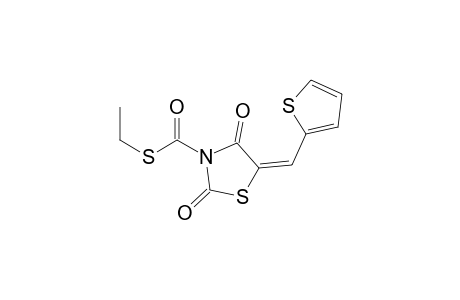 3-(Ethylthiocarbonyl)-5-(2'-thienylidene)-2,4-dioxo-tetrahydro-1,3-thiazole