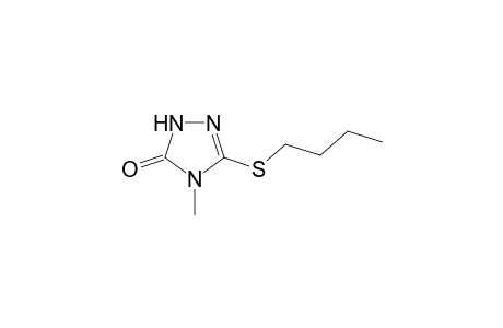 4-Methyl-3-butylthio-.delta.(2)-1,2,4-triazolin-5-one