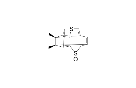 12,13-cis-Dimethyl-3,9-dithiatetracyclo[9.2.1.0.(5.13).0(7,12)]tetradeca-1,4,6,11-tetraen-9-oxide