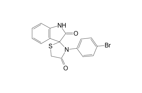 3'-(4"-Bromophenyl)-spiro[indoline[3,2']-thiazolidine]-2,4'-(1H)-dione
