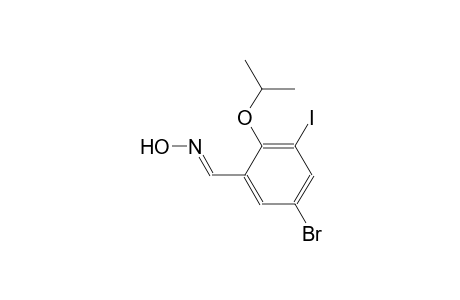 5-bromo-3-iodo-2-isopropoxybenzaldehyde oxime