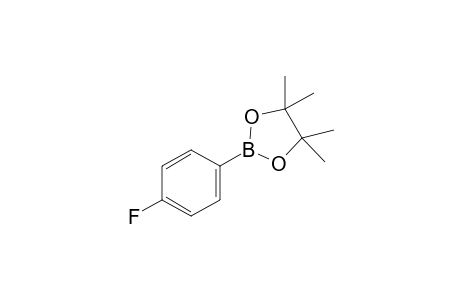 2-(4-Fluorophenyl)-4,4,5,5-tetramethyl-1,3,2-dioxaborolane