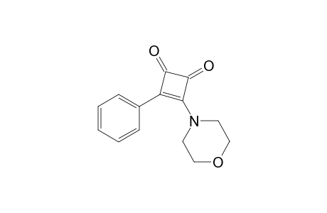3-(4-morpholinyl)-4-phenylcyclobut-3-ene-1,2-dione