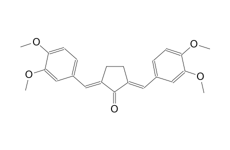 (2E,5E)-2,5-bis(3,4-dimethoxybenzylidene)cyclopentanone