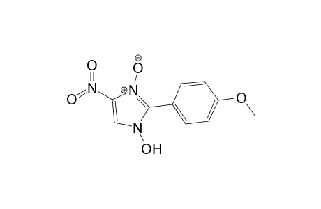 1-Hydroxy-4-nitro-2-(p-methoxyphenyl)imidazole 3-oxide