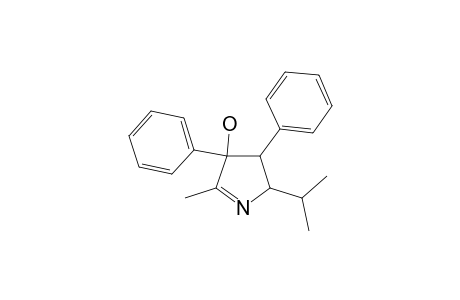 3,4-Diphenyl-3-hydroxy-2-methyl-5-(2-methylethyl)-2-pyrroline