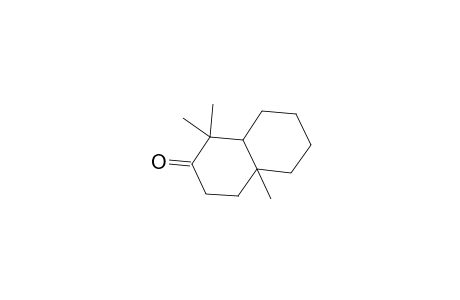 2(1H)-Naphthalenone, octahydro-1,1,4a-trimethyl-