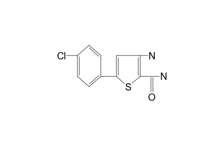 3-amino-5-(p-chlorophenyl)-2-thiophenecarboxamide