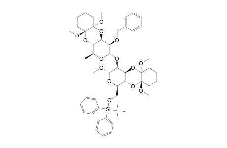 METHYL-2-O-[2-O-BENZYL-3,4-O-[(1'''S,2'''S)-1''',2'''-DIMETHOXYCYClOHEXANE-1''',2'''-DIYL]-ALPHA-L-RHAMNOPYRANOSYL]-3,4-O-[(1''S,2''S)-1'',2''-DIMETHOXYCYCl