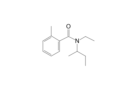 Benzamide, 2-methyl-N-(2-butyl)-N-ethyl-