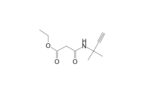 beta-alanine, N-(1,1-dimethyl-2-propynyl)-3-oxo-, ethyl ester