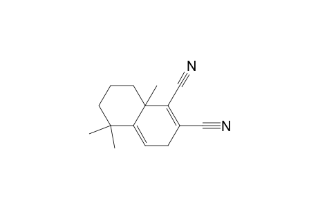 1,2,3,4,4A,7-HEXAHYDRO-1,1,4A-TRIMETHYLNAPHTHALENE-5,6-DICARBONITRILE