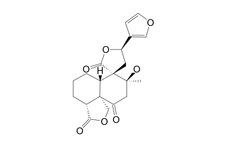 BIDENTATIN;8-BETA-HYDROXY-15,16-EPOXY-NEO-CLERODANE-13(16),14-DIEN-18,19:20,12S-DIOLIDE-6-ONE