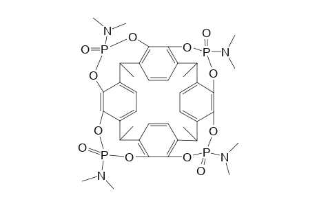 Tetrakis( Dimethylaminophosphoryl ]-[.sigma(4)., .lambda(5).]-substituted tetrakis( O, O-phosphorus)-bridged calix[4]resorcinol