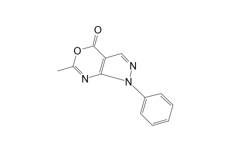 6-methyl-1-phenyl-4H-pyrazolo[3,4-d] [1,3]oxazin-4-one