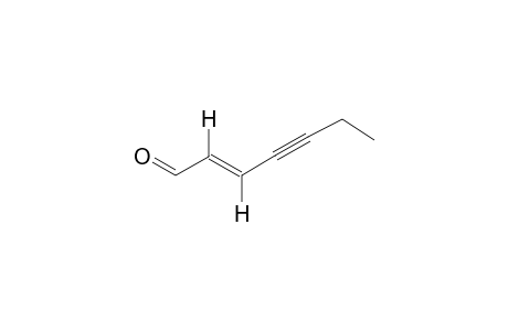 (E)-2-Hepten-4-yn-1-ale