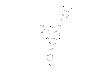 PHAEOLSCHIDIN_D;METHYL-4,4-BIS-(6-((E)-3,4-DIHYDROXYSTYRYL)-4-HYDROXY-2-OXO-2-H-PYRAN-3-YL)-BUTANOATE