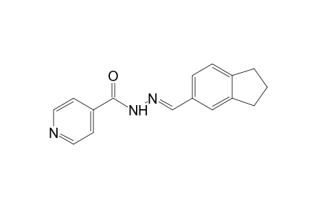 isonicotinic acid, [(5-indanyl)methylene]hydrazide