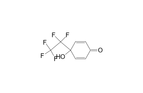 4-Hydroxy-4-(1,1,2,2,2-pentafluoroethyl)-1-cyclohexa-2,5-dienone