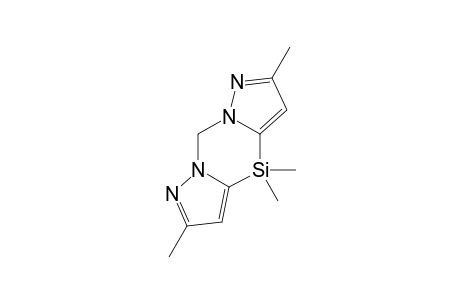 9H-2,4,4,6-TETRAMETHYLDIPYRAZOLO-[5,1-6:1',5'-E]-1,3,5-SILADIAZINE