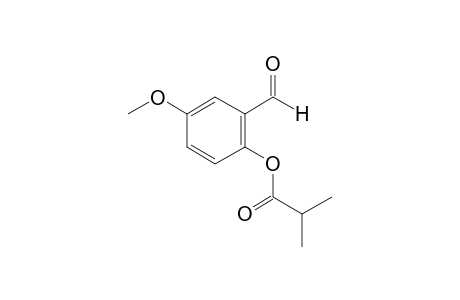 2-Hydroxy-5-methoxybenzaldehyde, 2-methylpropionate