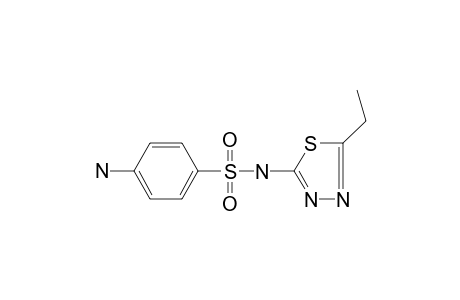 benzenesulfonamide, 4-amino-N-(5-ethyl-1,3,4-thiadiazol-2-yl)-
