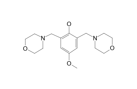 Phenol, 4-methoxy-2,6-bis[(4-morpholinyl)methyl]-