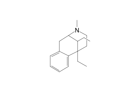 N-Methylpiperidino[2,4-B,C]1,2,3,4-tetrahydro-3,4-diethylnaphthelene