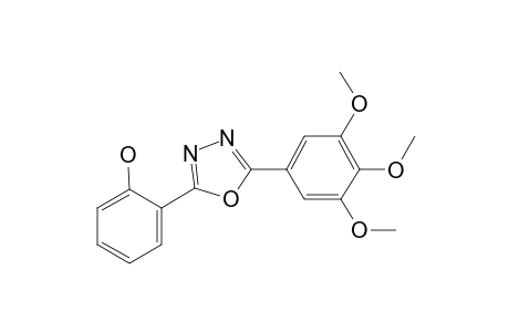 2-[5-(3,4,5-Trimethoxyphenyl)-1,3,4-oxadiazol-2-yl]phenol