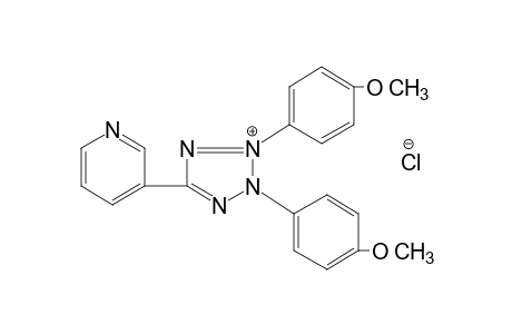 2,3-bis(p-methoxyphenyl)-5-(3-pyridyl)-2H-tetrazolium chloride