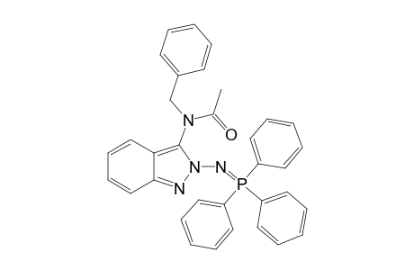 2-[(TRIPHENYLPHOSPHORANYLIDENE)-AMINO]-2-(N-BENZYL-N-ACETYLAMINO)-2H-INDAZOLE