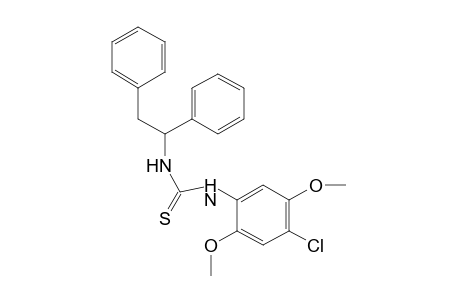 1-(4-chloro-2,5-dimethoxyphenyl)-3-(1,2-diphenylethyl)-2-thiourea