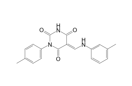 (5E)-1-(4-Methylphenyl)-5-(3-toluidinomethylene)-2,4,6(1H,3H,5H)-pyrimidinetrione