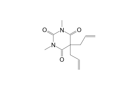 2,4,6(1H,3H,5H)-Pyrimidinetrione, 1,3-dimethyl-5,5-di-2-propenyl-